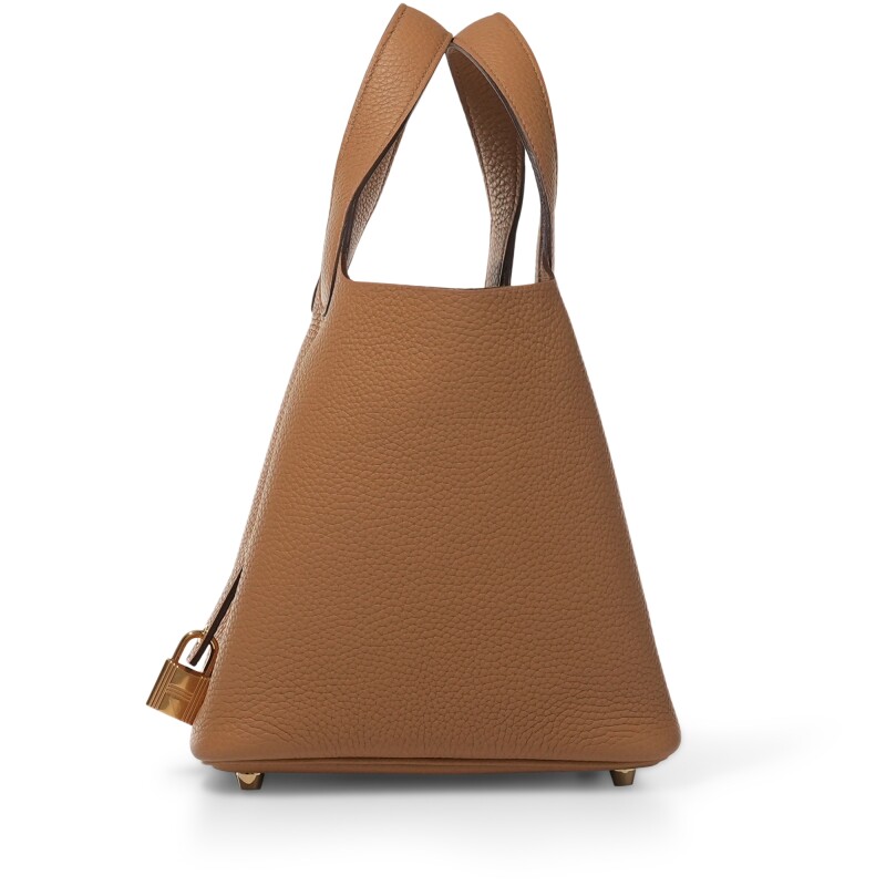 Hermès Biscuit Clemence Picotin Lock 18 Gold Hardware - Image 3